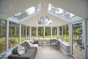 Solid conservatory roof